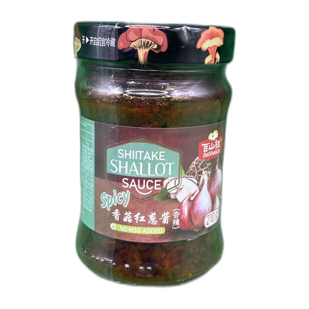 BAISHANZU Shiitake Spicy Shallot Sauce 210G