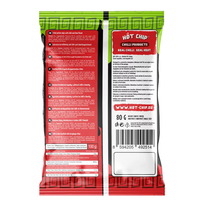 HOT CHIP Potato Chips Chilli & Lime 80G