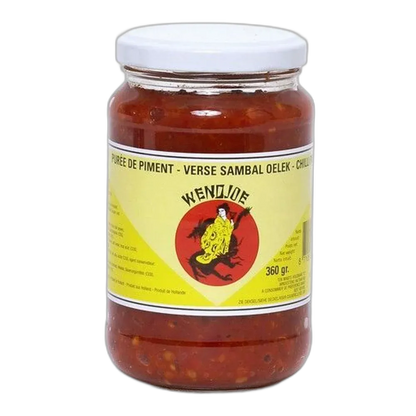 WENDJOE Sambal Oelek 360G – Original indonesische Chilipaste