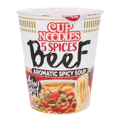NISSIN Cup Noodle 5 Spices Beef 67G