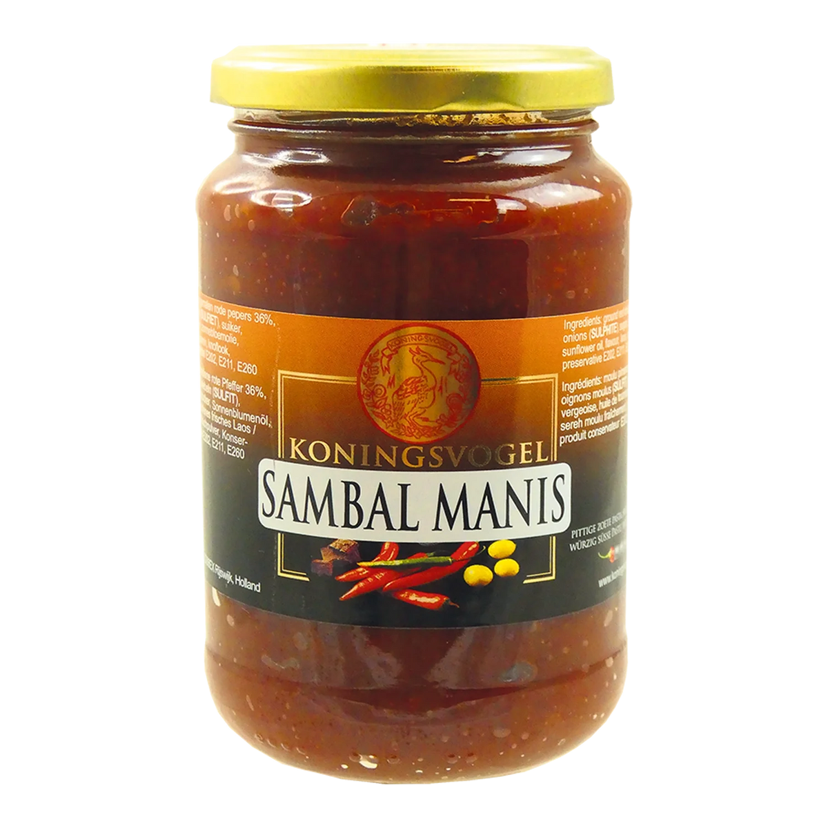 Koningsvogel Sambal Manis 375G