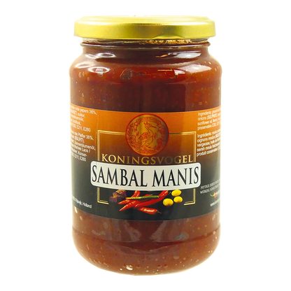 Koningsvogel Sambal Manis 375G