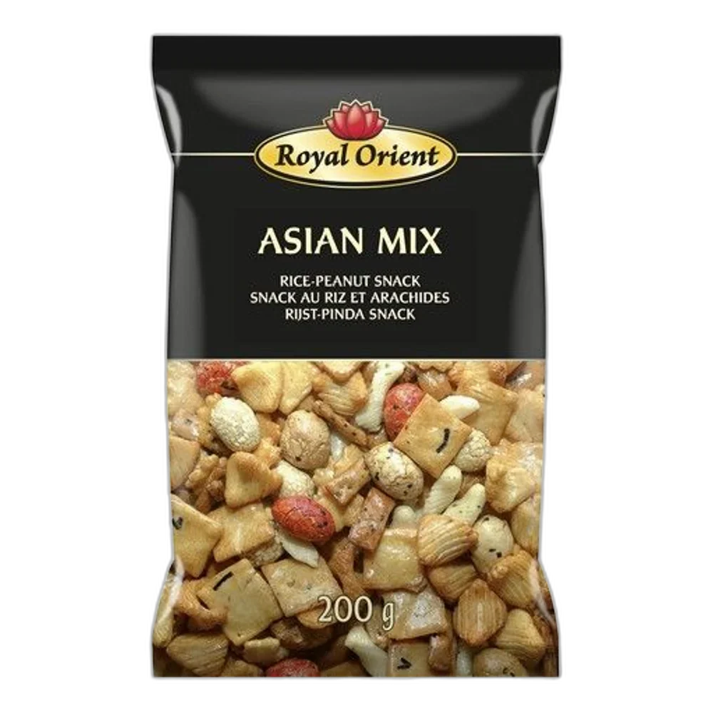 ROYAL ORIENT Asian Mix Rice-Peanut Snack 200G