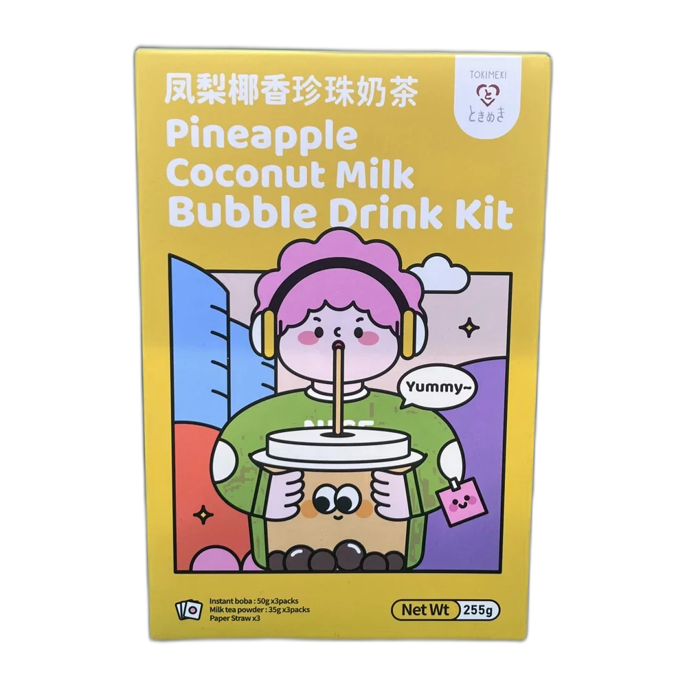 TOKIMEKI Bubble Tea Kit Pineapple Coco Flav. 255G