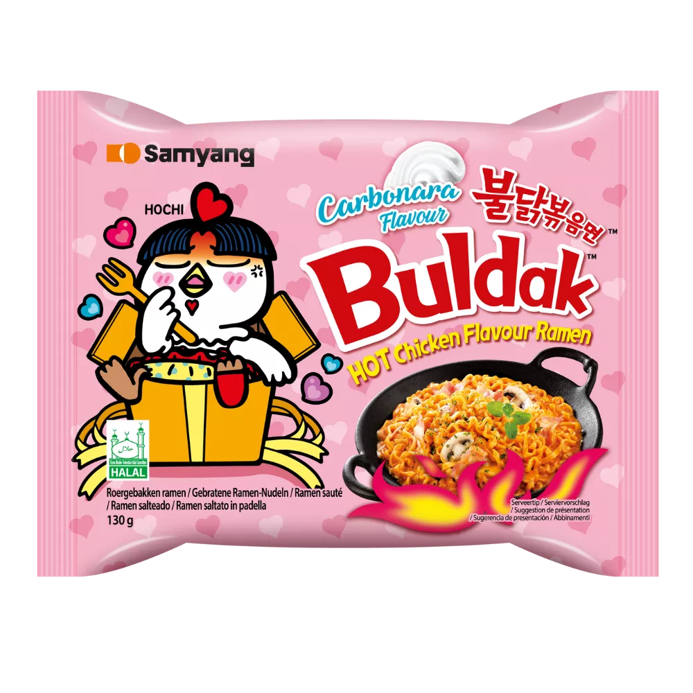 SAMYANG Buldak Carbonara Hete Kip Ramen 130G