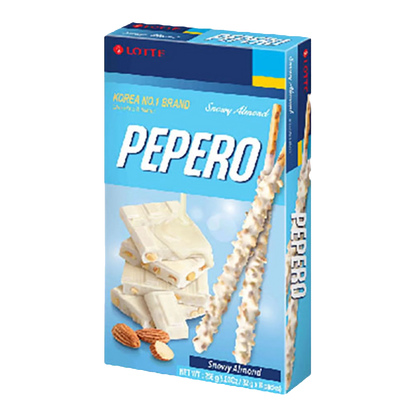 PEPERO Biscuit Stick Snowy Almond 36G