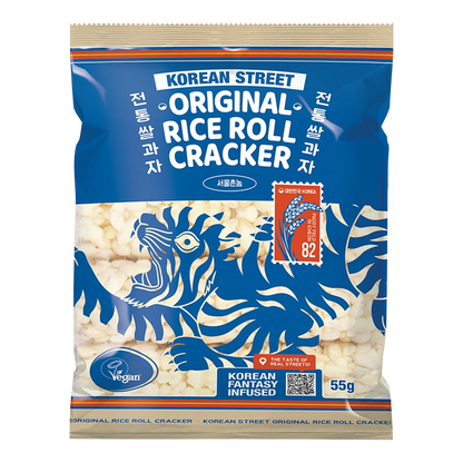 KOREAANSE STRAAT Rijstcrackers Origineel 55G