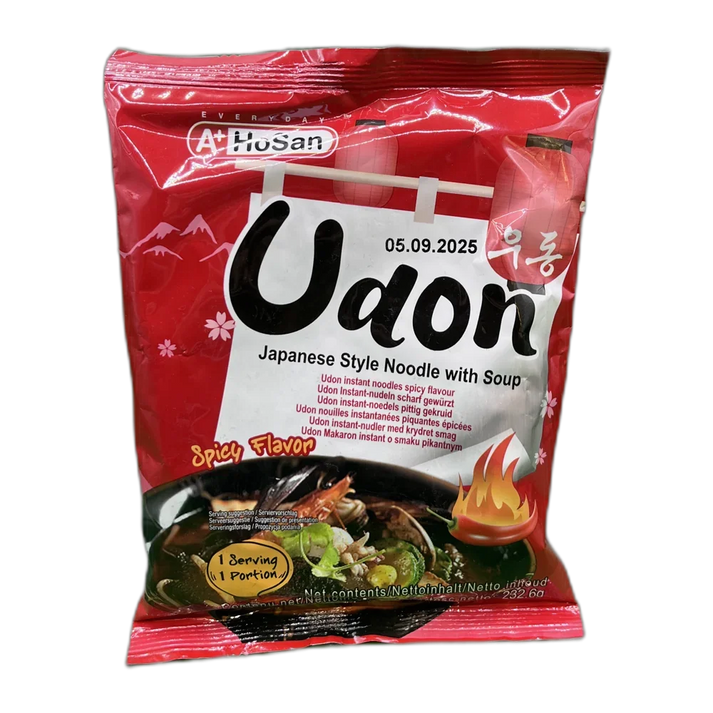 A+ HoSan Instant Udon N. Scharf Gewürzt 232,6G