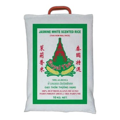 ROYAL THAI Jasmijnrijst 10KG – Thaise geurrijst uit Thailand