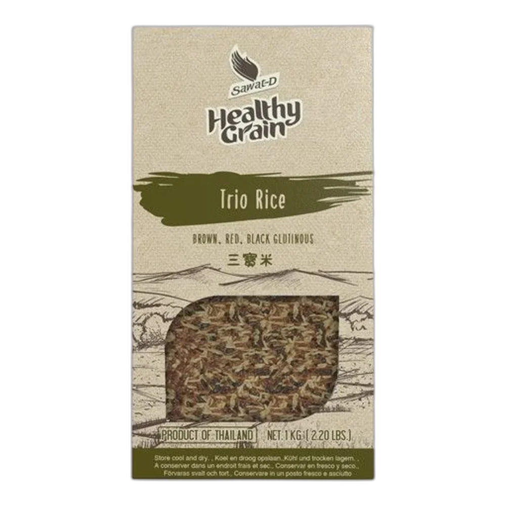 SAWAT Healthy Grain Trio Rijst Kleverig 1KG
