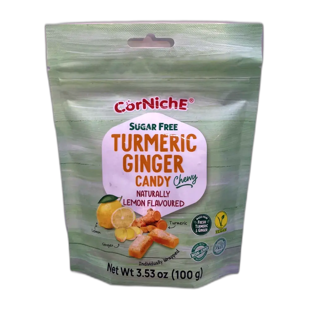 CORNICHE Tumeric Ginger Candy Lemon 100G