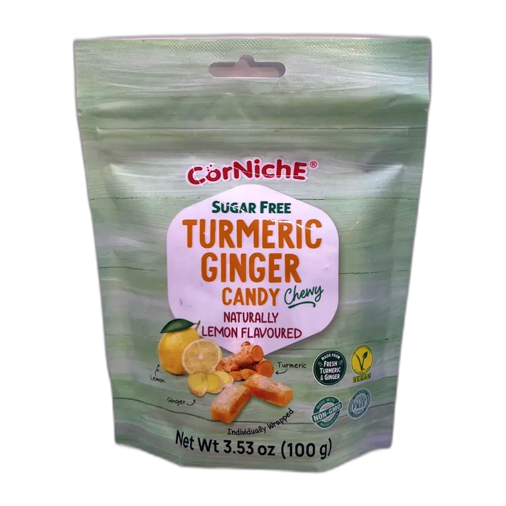 CORNICHE Tumeric Ginger Candy Lemon 100G