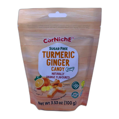 CORNICHE Tumeric Ginger Candy Orange 100G