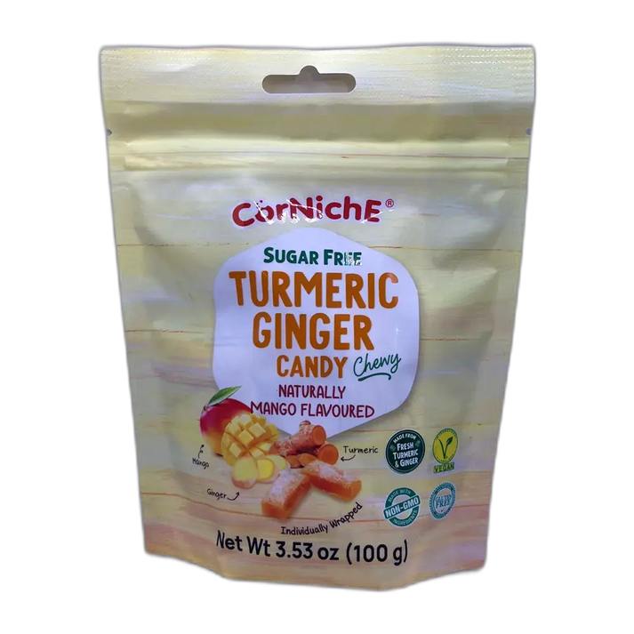 CORNICHE Tumeric Ginger Candy Mango 100G