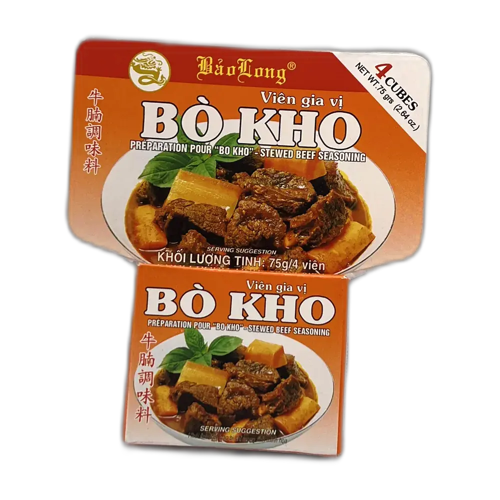 BAO LONG Bo Kho Rind Bouillonwürfel 75G